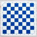 Sakküzlet Nagy méretű, kék, feltekerhető sakktábla