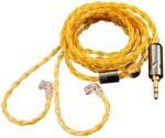 QKZ Cablu audio pentru casti QKZ ZXN, ZXT, ZXD, ZX2, ZAX2, ZX1, ZX3, Lungime 1.2m - Galben