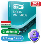 ESET NOD32 Antivirus (4 gépre, 3 évre) online vírusirtó szoftver (eset_nod32_antivirus_4pc_3ev)