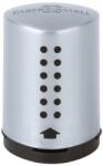 Faber-Castell Ascuțitoare plastic simplă cu container mini grip 2001 Faber-Castell, gri