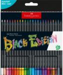 Faber-Castell Creioane colorate triunghiulare black edition Faber-Castell, 24 culori/set