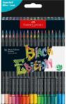Faber-Castell Creioane colorate triunghiulare black edition Faber-Castell, 36 culori/set