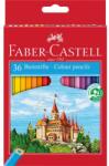 Faber-Castell Creioane colorate hexagonale Faber-Castell, 36 culori/set