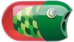 Faber-Castell Ascuțitoare plastic dublă cu container și radieră Faber-Castell, peste