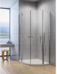 Radaway Eos PDD II íves zuhanykabin 80x80 átlátszó (13799470-01L-13799470-01R)