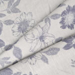 Takoy Dupla géz 250 cm szürkés-kék virágok