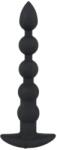 Black Velvets Rechargeable Beads újratölthető anális vibrátor 5 db fekete golyóval