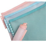 Exacompta Rendszerező tasak, cipzáras, hálós, A5, EXACOMPTA "Chromaline Pastel", vegyes színek (37140E) - iroszer24