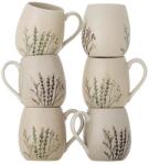 Bloomingville bögre készlet Bea 400 ml 6 db bézs - bézs Univerzális méret