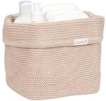 Little Dutch Cos de depozitare din tricot de bumbac organic - mic - Beige - Little Dutch