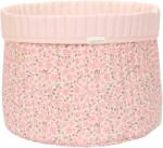 Little Dutch Cos de depozitare rotund matlasat pentru comoda de infasat - mare - Fairy Floral - Little Dutch