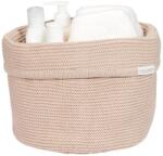 Little Dutch Cos de depozitare rotund din bumbac organic pentru comoda de infasat - Beige - Little Dutch
