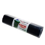 Safir Saci de gunoi menajer SAFIR 240 l la rola , LDPE , negri , 10 buc/rola (24012)
