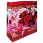 Best HoReCa Pungi cadou mari cu manere, modele florale (4910)