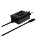 Motorola TURBOPOWER hálózati töltő 2 Type-C aljzat (125W, PD gyorstöltő + Type-C kábel) FEKETE (MCD-1252 / PG38C06632) - aqua