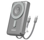 Dudao vésztöltő Type-C aljzat (10000mAh, 20W, gyorstöltő, MagSafe, Apple Watch töltő, Type-C + lightning kábel) SZÜRKE (K29) (K29)