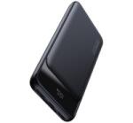USAMS XY vésztöltő 2 USB+Type-C aljzat (20000mAh, 10W, gyorstöltő, LED kijelző) FEKETE (20KCD20001) (20KCD20001)
