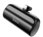 hoco. J106 vésztöltő Type-C aljzat (5000mAh, 18.5W, 2A, PD gyorstöltő, lightning csatlakozó, kitámasztó) FEKETE (J106_B) (J106_B)
