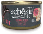 Schesir 12x80g Schesir After Dark Complete Paté csirke & marhahús nedves macskatáp