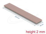 Delock Hővezető párna 120 x 20 x 2 mm M. 2 modulokhoz 3, 0 W/mK nem szilikon anyagú (18483) (18483)