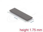 Delock Hővezető párna 70 x 20 x 1, 75 mm M. 2 modulokhoz 3, 0 W/mK (18474) (18474) - aqua