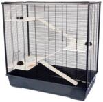  INTER-ZOO Pet Products Cușcă pentru rozătoare Davis + wood 100 x 54 x 100 cm NEAGRĂ