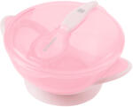 Kikkaboo Купа с лъжица Kikkaboo - Feedy, 400 ml, Pink (31302040152)