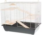  INTER-ZOO Pet Products Cușcă pentru rozătoare Charlie III culori + lemn 70 x 40 x 57, 5 cm NEGRU