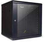 Inter-Tech Inter-Tech SMA-6612 Fali rack szekrény 12U 600x600mm - Fekete (88887254) (88887254)