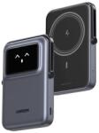 UGREEN Power Bank hordozható töltő, vezeték nélküli töltés, 10000mAh, 20W, USB-C, Mágneses Uno Robot, szürke 45327 (45327)