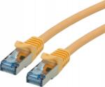 Roline S/FTP Cat6a RJ45 Patch kábel 15m - Sárga ( )