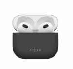 FIXED Silky Apple Airpods 3 Fekete (FIXSIL-816-BK) - oneclick