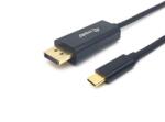 Equip 133428 video átalakító kábel 3 M USB C-típus DisplayPort Szürke (equip133428) (equip133428)