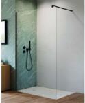 Radaway Nes Black Walk-in II fekete zuhanyfal 70 átlátszó 10013070-54-01 (10013070-54-01)