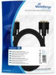 MediaRange DVI Anschlusskabel 2x DIV (24+1-polig) 2m schwarz (MRCS129) (MRCS129) (MRCS129)