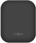 FIXED Ultrathin Szilikon Tok Silky Apple Airpods, Fekete (FIXSIL-753-BK) - oneclick