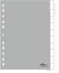 DURABLE Blanko-Register PP blanko Taben 10-teilig grau (644110) (644110) (644110)