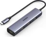 UGREEN CM473 USB-C hub 4x USB 3.0 szürke (2084) (UGR1075GRY) (UGR1075GRY)