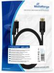 MediaRange DVI auf DisplayPort Anschlusskabel DVI-D BU 2m, sw (MRCS131) (MRCS131) (MRCS131)