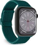 Puro Loop Apple Watch S4/S5/S6/S7/S8/S9/SE/Ultra Nylon Szíj 42/44/45/49mm - Zöld (PUR668) (PUR668)