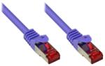 Good Connections 8060-002V S/FTP CAT6 RJ45 Patch kábel 0.15m - Lila (8060-002V) (8060-002V)