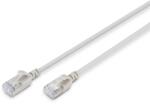 ASSMANN F/FTP CAT 6A RJ45 Patch kábel 1, 5m - Szürke (DK-1632-A-015S) (DK-1632-A-015S)