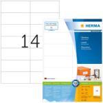 HERMA Etiketten Premium A4 weiß 105x42, 3 mm Papier 2800 St. (4625) (4625) (4625)