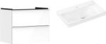 Hansgrohe Készlet szekrény Hansgrohe Xelu Q 54027000, mosdótál Hansgrohe Xelu Q 61025450