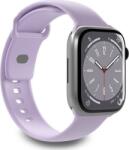 Puro Apple Watch 42/44/45/49mm Szilikon Okosóra szíj - Lila (PUR708) (PUR708)