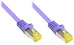 Good Connections 8070R-003V S/FTP CAT7 RJ45 Patch kábel 0.25m - Lila (8070R-003V) (8070R-003V)