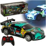Inlea4Fun RC Távirányítós sportautó Inlea4Fun RACING SERIES - Kék/zöld (IA-KX3374_1)
