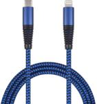 2GO USB Lade-/Datenkabel Type-C - Lightning Nylon 1m blau (797196) (797196) (797196)