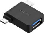UGREEN OTG adapter USB 3.0 - USB-C - mikro USB fekete (30453) (UG30453) (UG30453)
