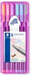 STAEDTLER Triplus 334 Tűfilc készlet - Vegyes színek (5 db / csomag) (334 SB6 PA) (334 SB6 PA)